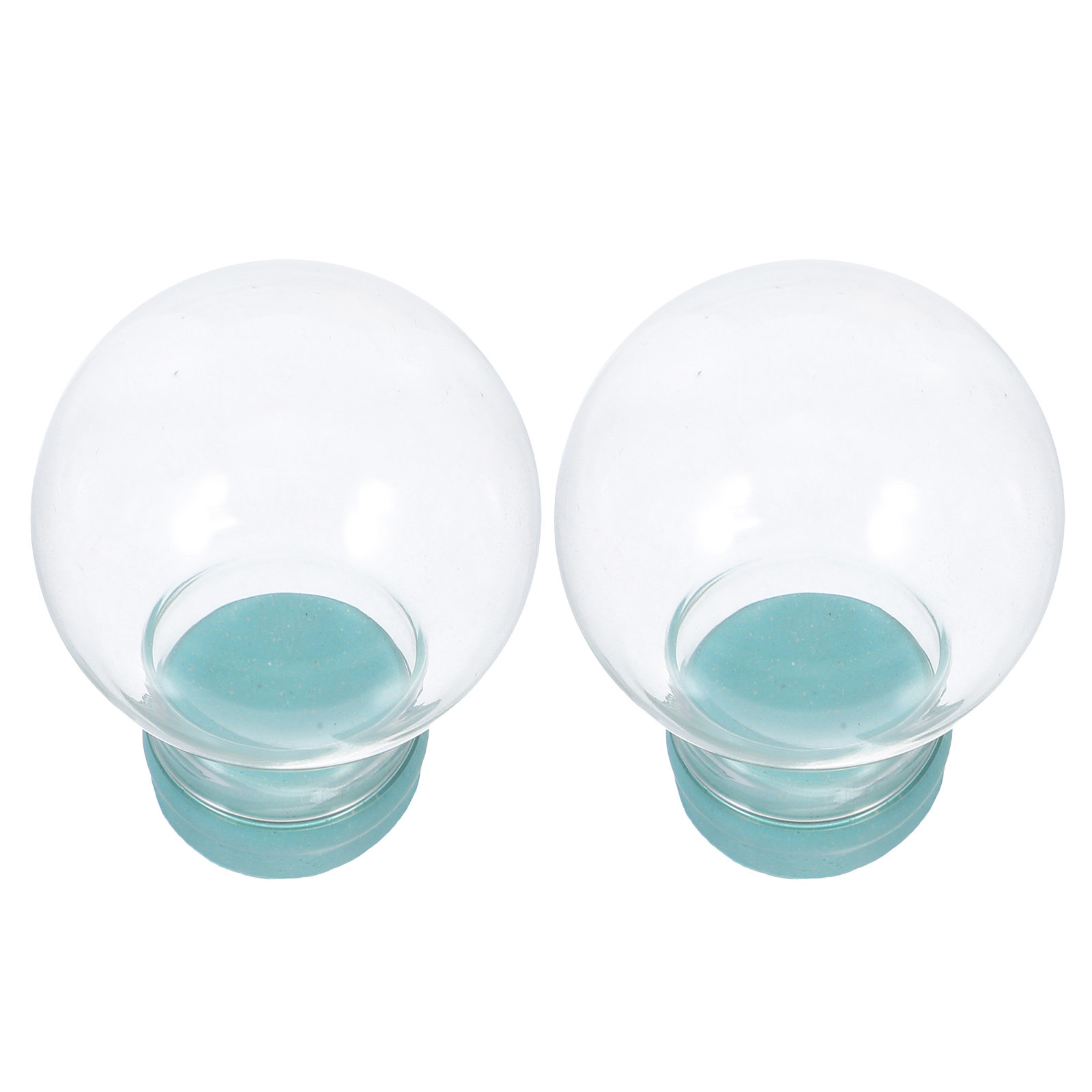 Plastic Dome Clear - 2 Globos de Nieve Transparentes con