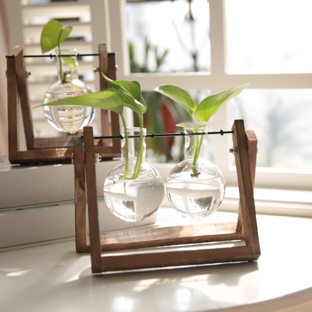 Soporte de Madera Creativo con - Propagation Station Vase reseña y precio