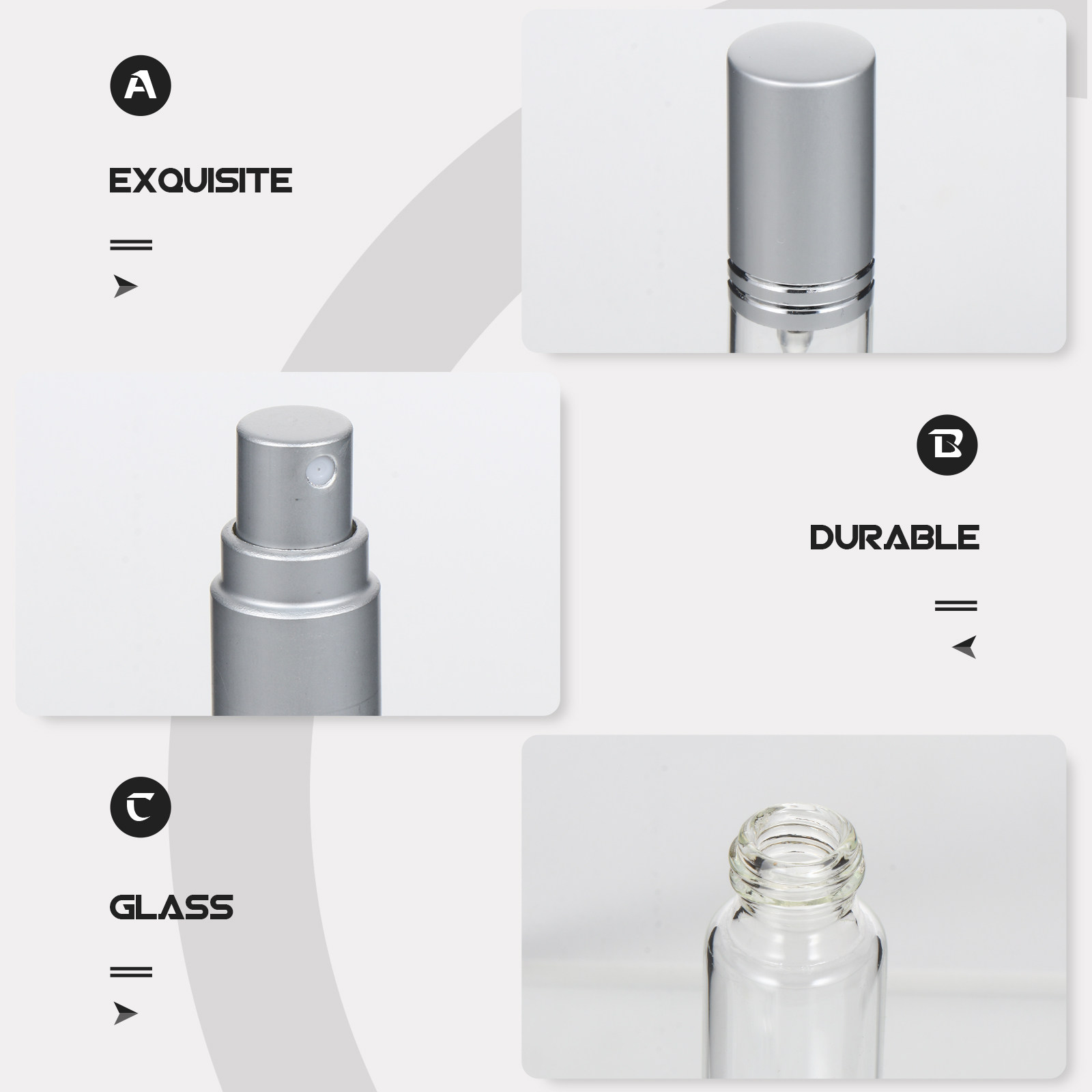 6 unidades de frascos de perfu - Misting Bottle Fine reseña y precio