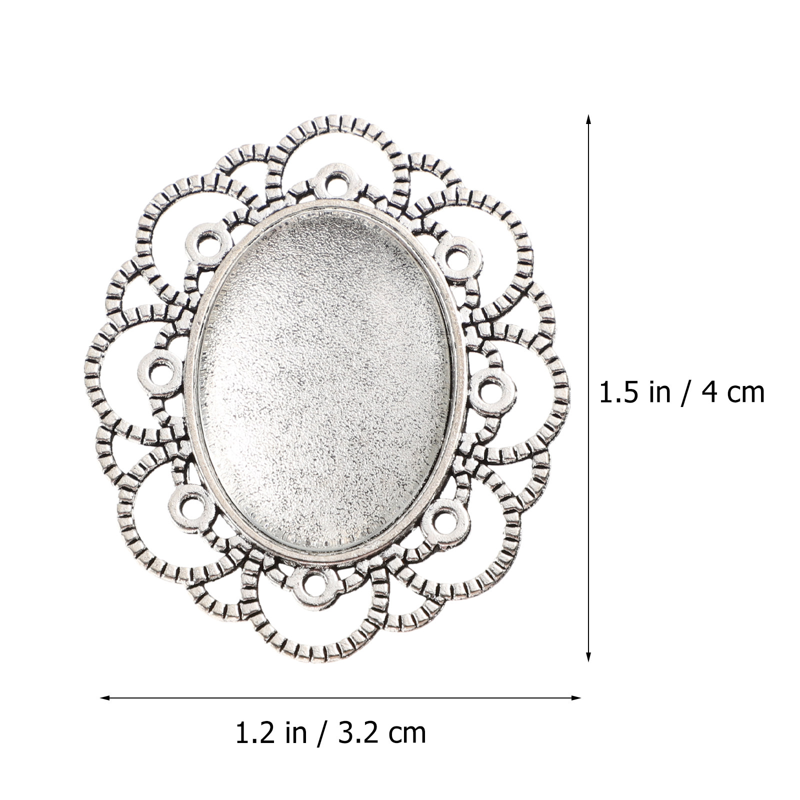 30 piezas de bases para broche - Plastic Dome Clear reseña y precio