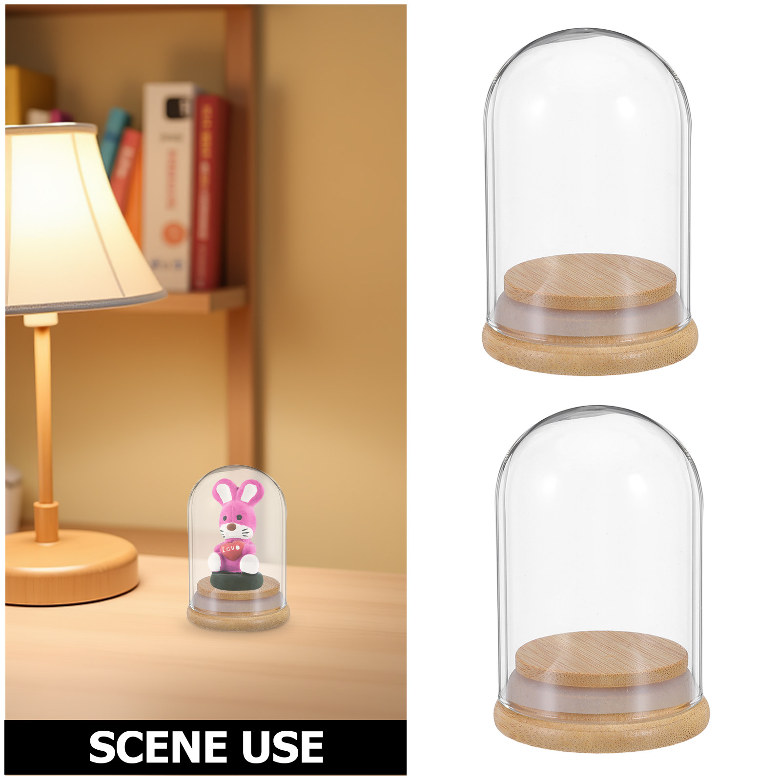 6 piezas de cúpulas de cristal - Plastic Dome Clear reseña y precio